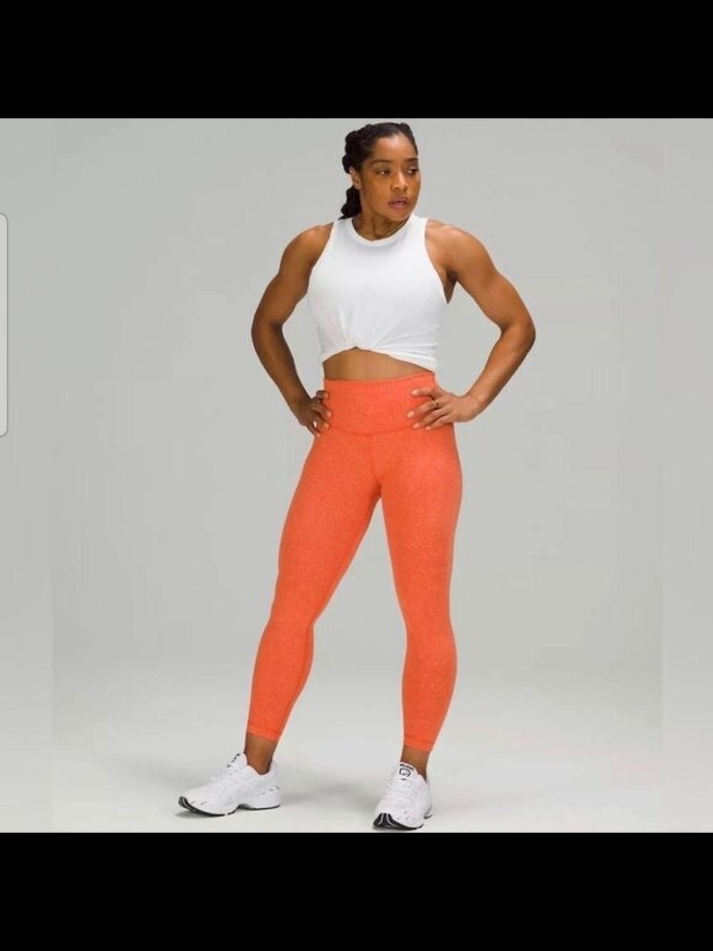 lululemon athletica Bright Orange High-Rise Leggings
